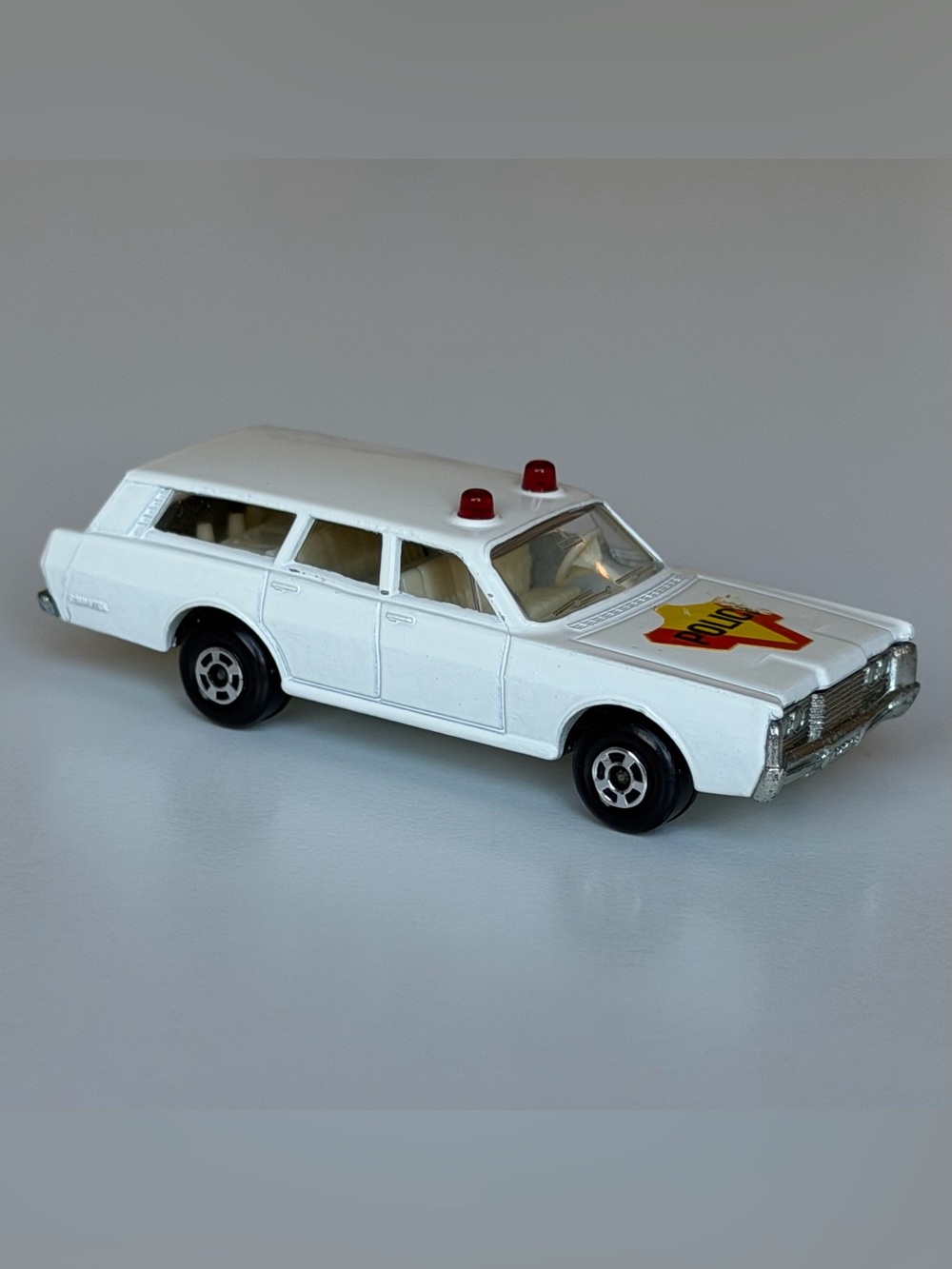 Vintage Matchbox Superfast No 55 Mercury Police Car 1971 Wagon Lesney England